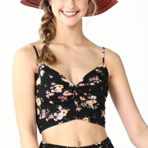 Rewind Floral Crop Top | SIZE L